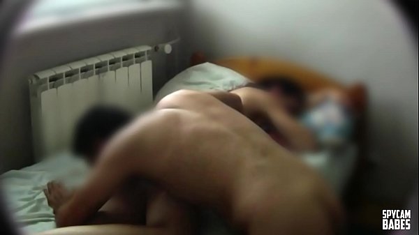 Again stepfather plays in the morning with stepdaughter