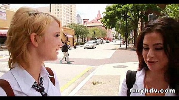 Tiny petite teens 3way Adriana Lynn and Dakota Skye 3 91 