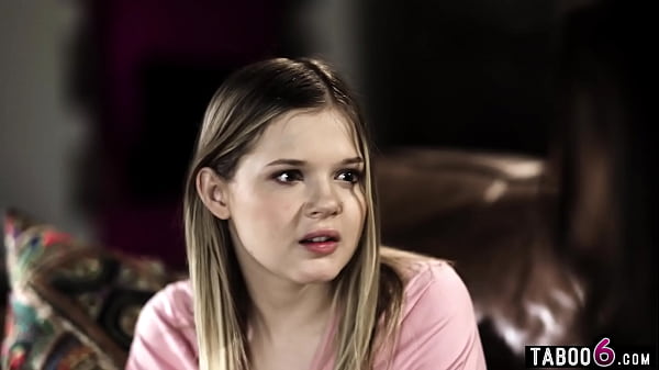 Confused teen cutie turned to the pastor for advice but met his MILF wife instead