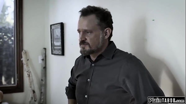 Stepdaughter Kenzie Reeves feels something moving when shes spanked by her stepdad.The small tits teen is shocked when he asks her to suck his cock  