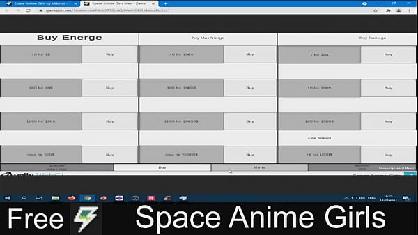 Space Anime Girls (gamejolt.com)arcade rpg  