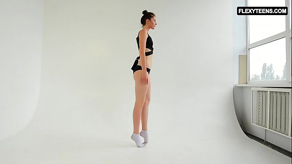 Talented and shy brunette Sinichka