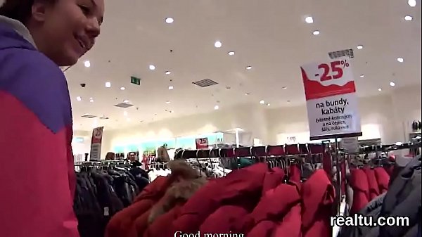 Luscious czech teen was seduced in the hypermarket and penetrated in pov