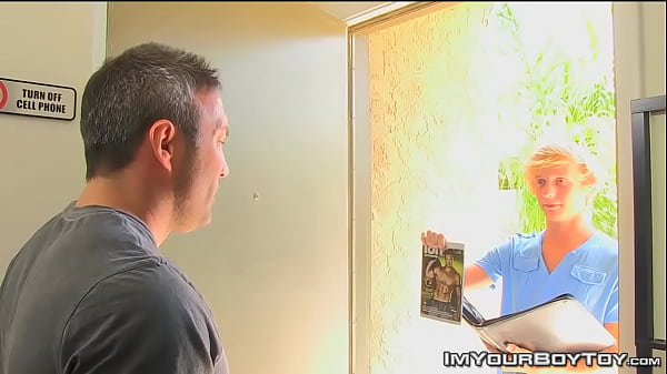 Blond twink ass banged by hunky  