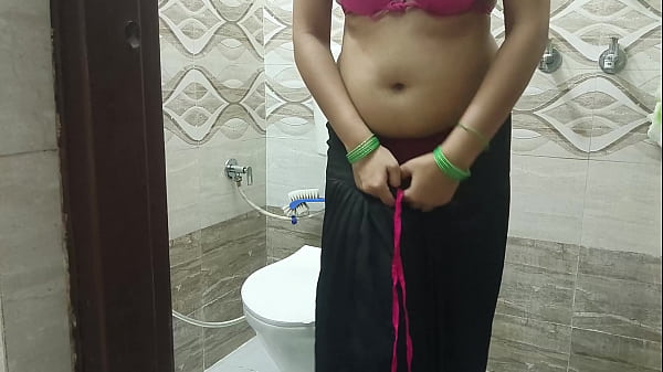 Indian step mother in toilet with step son seduced open her clothes talk in dirty in hindi audio