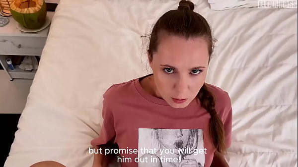 My cute girlfriend is a slut in bed and lets me creampie his pink pussy