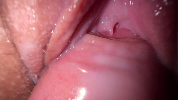 Close up cum inside creamy pussy  