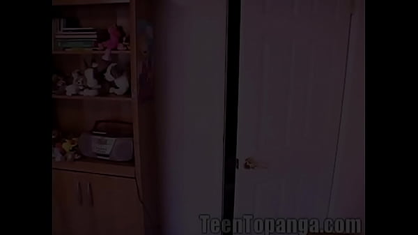 Horny American Teen Topanga showing off her tits  