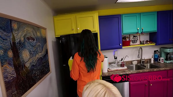 This prank that backfired inside stepsisters tight teen pussy  