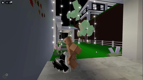 Shy girl asks for sex in erotic pose in Roblox's Brookhaven