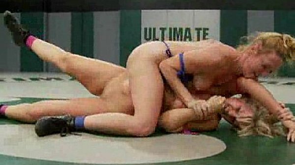 388663 Sex wrestling with strapon fucking