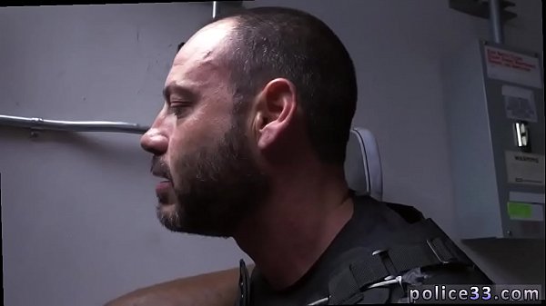Police men hairy body gay xxx Purse thief becomes rump meat
