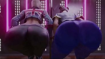 Cuando cammy y chun se juntan, se divierten  