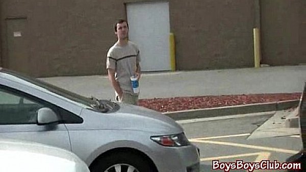 Nasty Black Dude Fuck White Boy Bareback Style 12