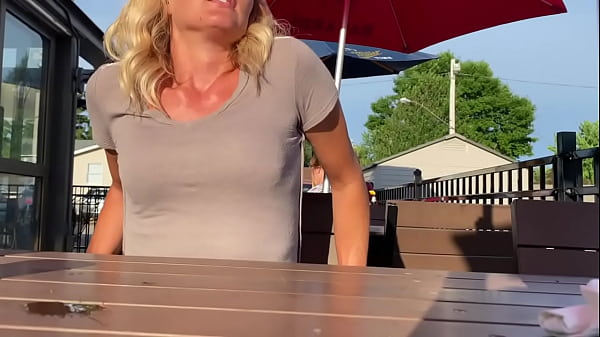 Slutty Milf Fills all of Her Holes in Public&mdash;CumPlayWithUs2