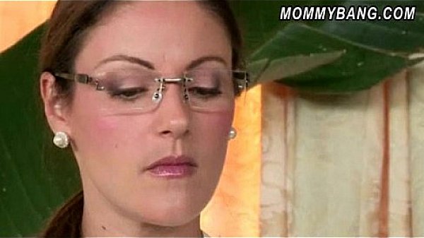 Sexy stepmom busted teen couple fucking and had threesome sex