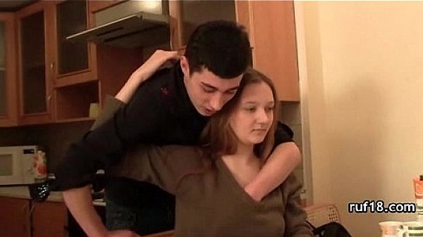 Teen Lucy in bondage is teased by horny guy