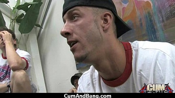 Cum Slut Introduced To Bukkake 21  