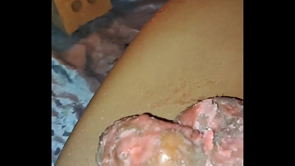 Myanmar gay candle play on cock,ball and ass  