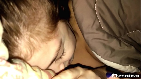 He woke up to his stepdaughter sucking his cock, and he did not complain.