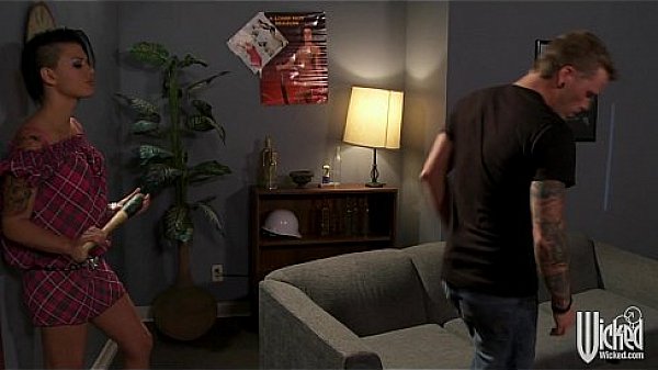 Sexy brunette femdom Eva Angelina loves rough-sex with her man  