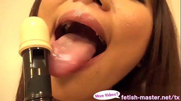Japanese Asian Tongue Spit Fetish  