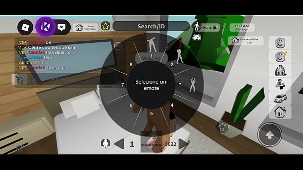 Comendo novinha safado no roblox brookhaven e quase gozo na bunda 