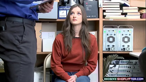 Kenzi Ryans get caught and fucked by horny Officers huge cock 