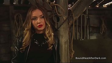 Curvy Lesbian Slave Moans From Fingering And Pussy Licking With Madame  