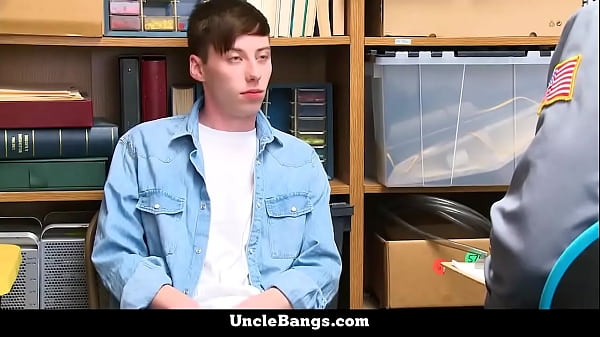 Twink Blackmailed BY Gay Mall Officer