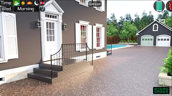 Novinho fica olhando as tias na piscina e banheiro