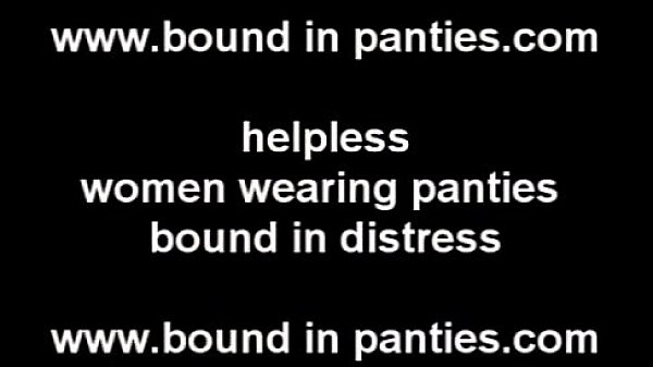 Keli and Christina tied up together in panties