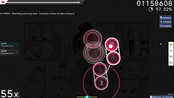 sana - Kokuhaku Yokou Renshuu [Expert] 30fps