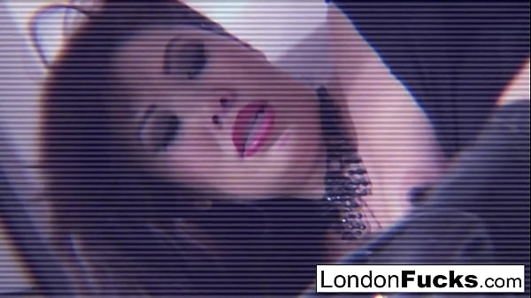 Asian babe plays with her asshole