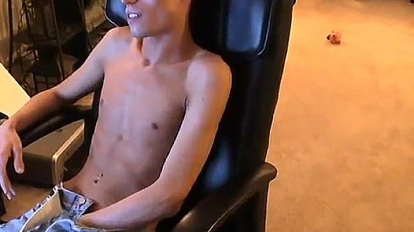 Sexy gay Trace even hands off the camera to keep him company for a