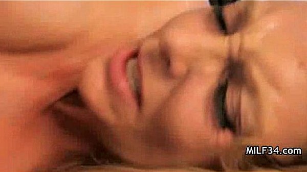 Horny big tit blonde milf nails a stud