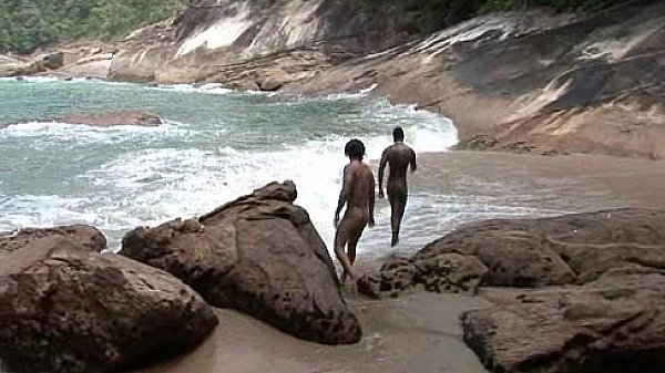 Latino Bareback Sex On The Beach