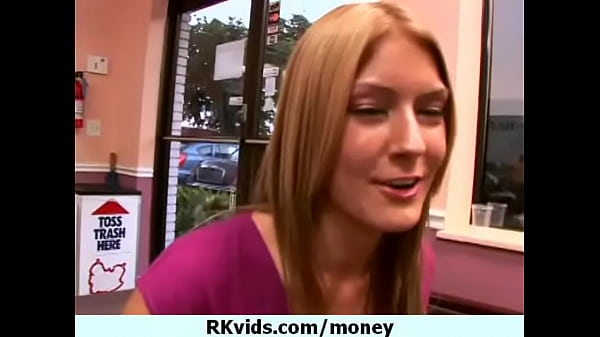 Nasty girl gets payed and tape for sex 5