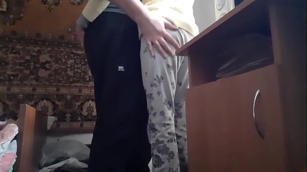 Passionate sex of two girls in love