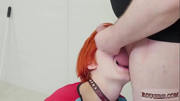 Shy nervous teen  sexy teen babe in a threesome with double cumshot