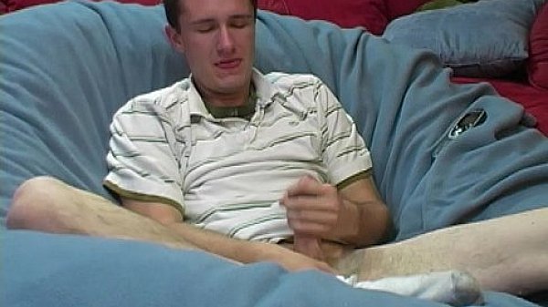 Skinny Straight Guy Mikey Masturbating 
