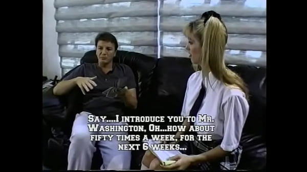 Fair-haired chick with pigtails and big boobs needs to gather contribution for her sorority