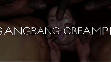 Rebel Lynn Stuffed With 8 Messy Creampies in Wild Orgy