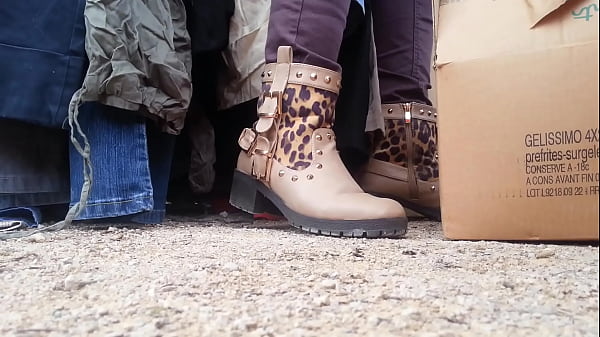 candid unknown girl crushing trampling footfetish 07  