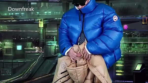 Futuristic Shiny Jacket Wanking