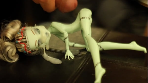 My Frankie Doll gets two hot loads on her pretty face