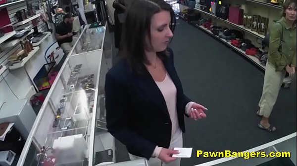 Cheeky Shop Owner Bangs Customer's Pussy
