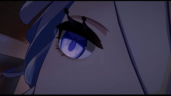 Kafka from HSR and Furina Genshin Impact fuck Goth Boy in VRChat by YukoshVR