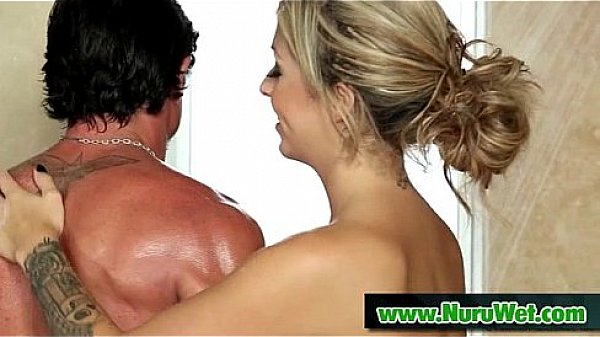 Nuru Masseuse Gives Wet Blowjob with Happy Ending 17