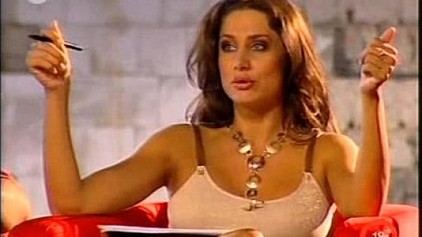 Aktmodell - naked Hungarian casting on TV  stripping 3